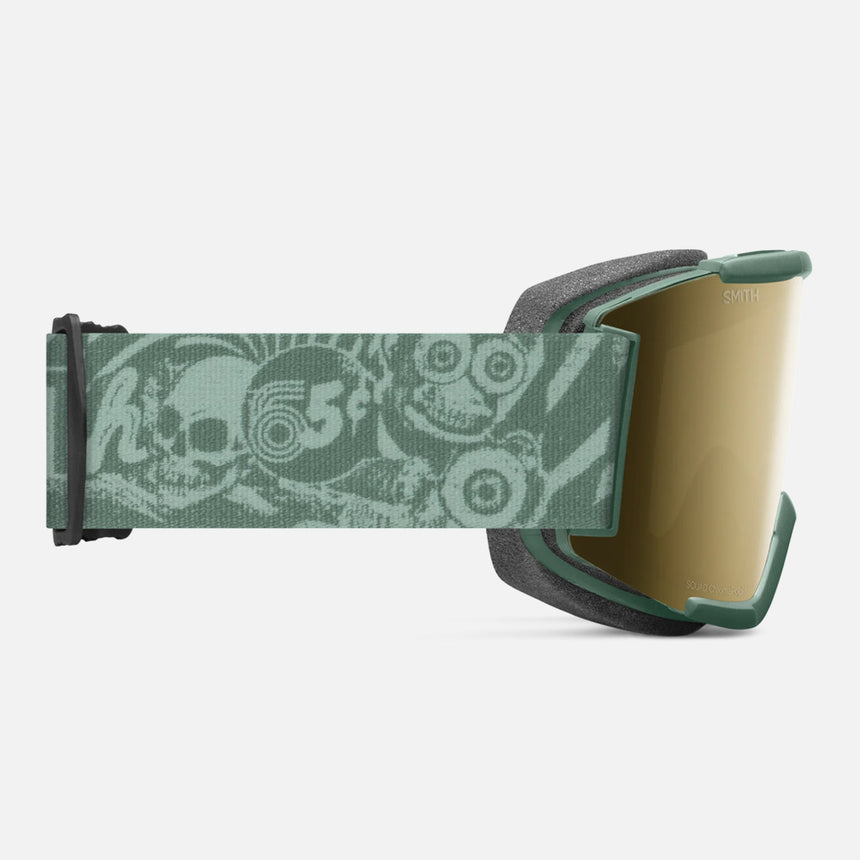 SMITH Squad Goggle 2026 - Cactus Zine/Black Gold