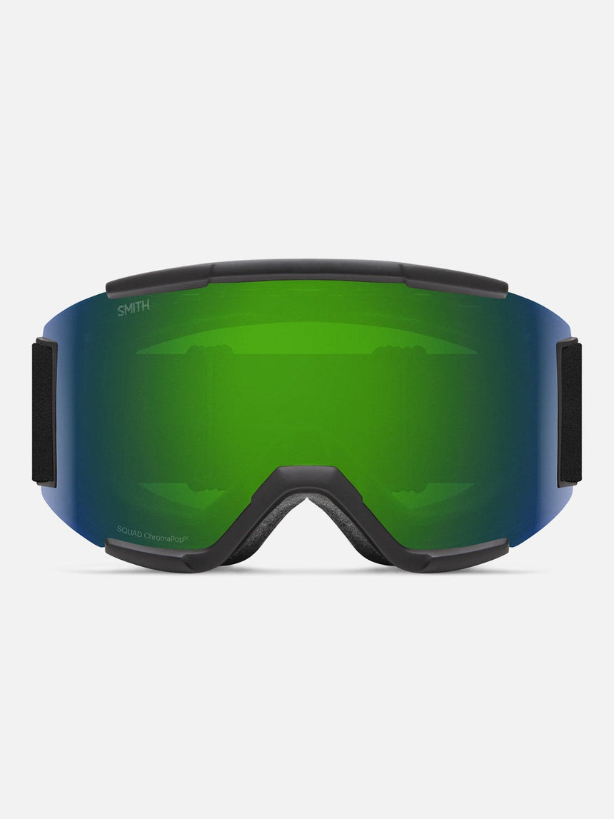 SMITH Squad Goggles 2026 - Black/ChromaPop Sun Green Mirror