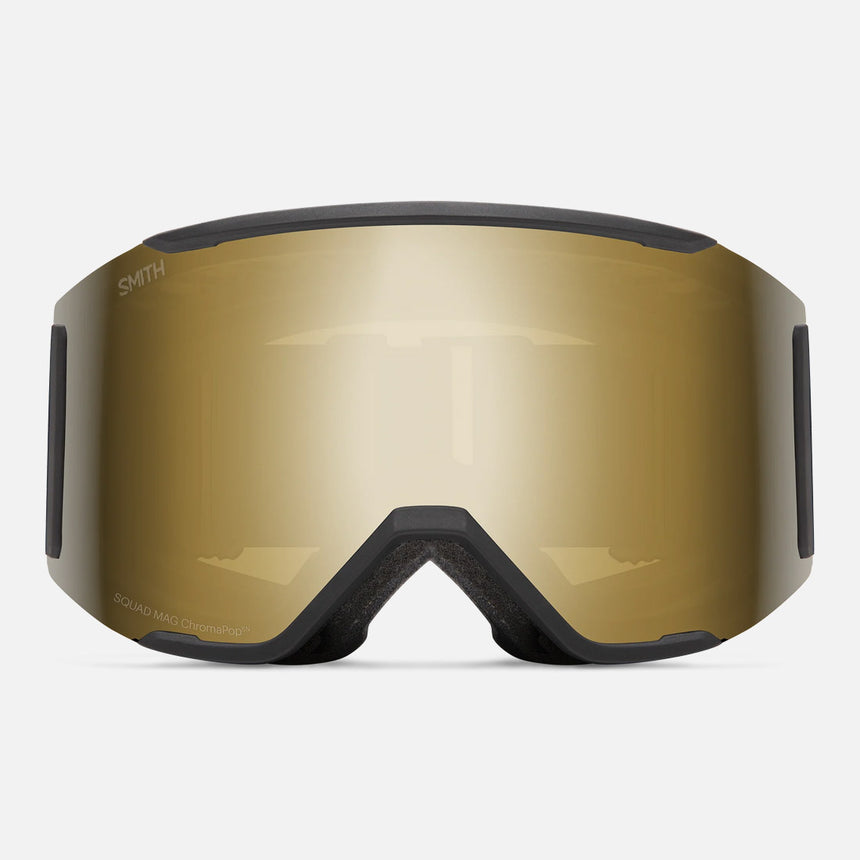 SMITH Squad Mag Goggle 2026 - Black/ChromoPop Sun Black Gold Mirror