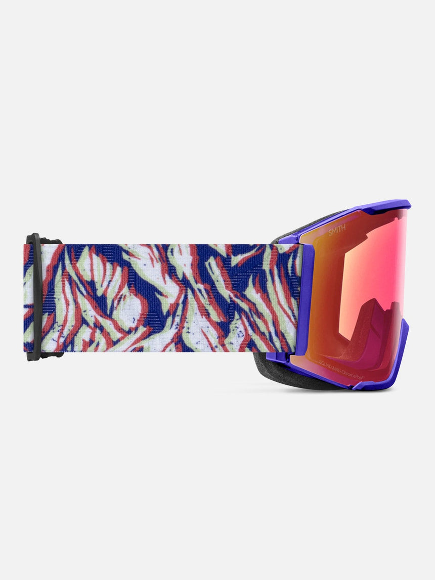 SMITH Squad Mag Goggle 2026 - Ultraviolet Peaking/ChromaPop Pro Photochromic Red Mirror