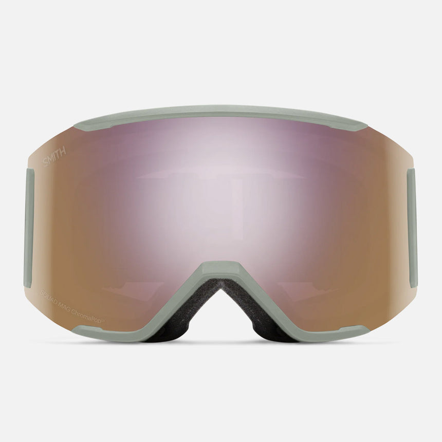 SMITH Squad Mag Low Bridge Goggle 2026 - Mind Expanders/ChromaPop Everyday Rose Gold Mirror