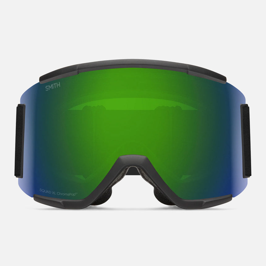 SMITH Squad XL Goggle 2026 - Black/ChromaPop Sun Green Mirror