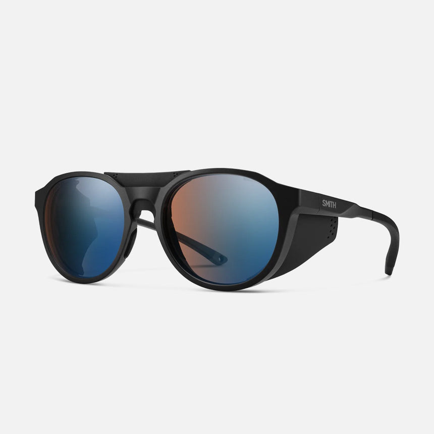 SMITH Venture Sunglasses - Matte Black/ChromaPop Glacier Photochromic Copper Blue Mirror