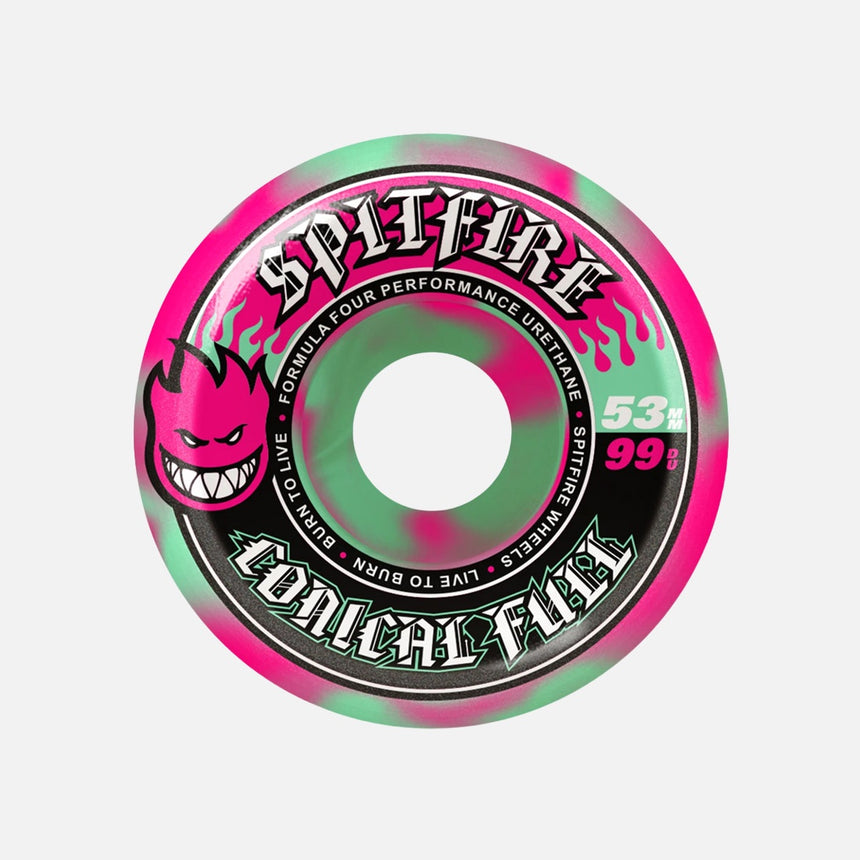 SPITFIRE F4 Conical Full 99DU - Team Teal/Pink