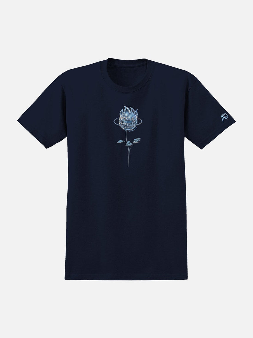 SPITFIRE X April Bighead Rose Tee - Navy