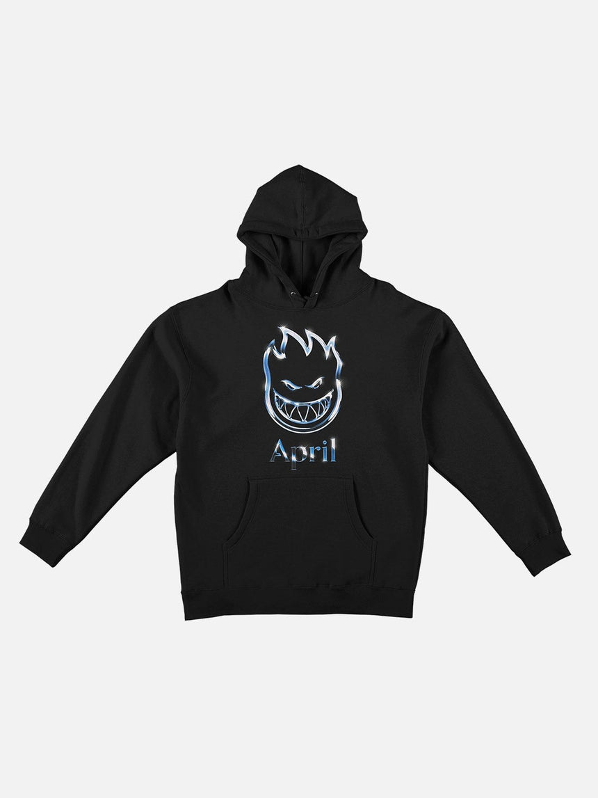 SPITFIRE X April Chrome Bighead Hood - Black