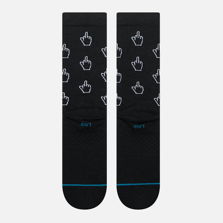 STANCE Cursor Crew Sock - Black
