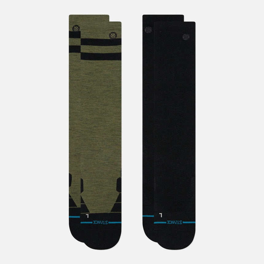 STANCE Joven Ultralight Wool Snow Sock 2 Pack - Olive
