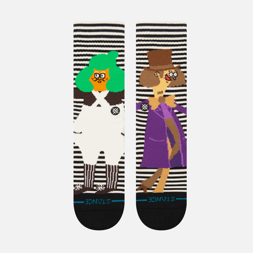 STANCE Oompa Loompa Sock - Black/White