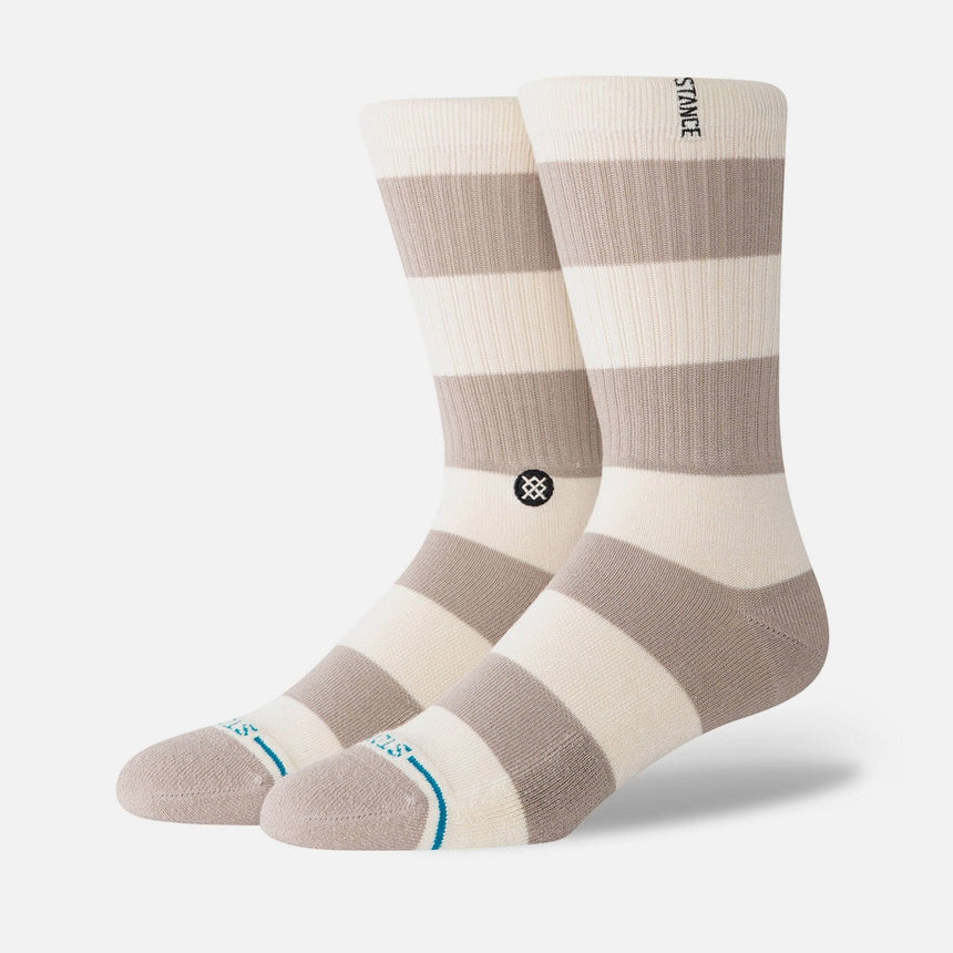 STANCE Stacked Up Crew Sock - String Grey