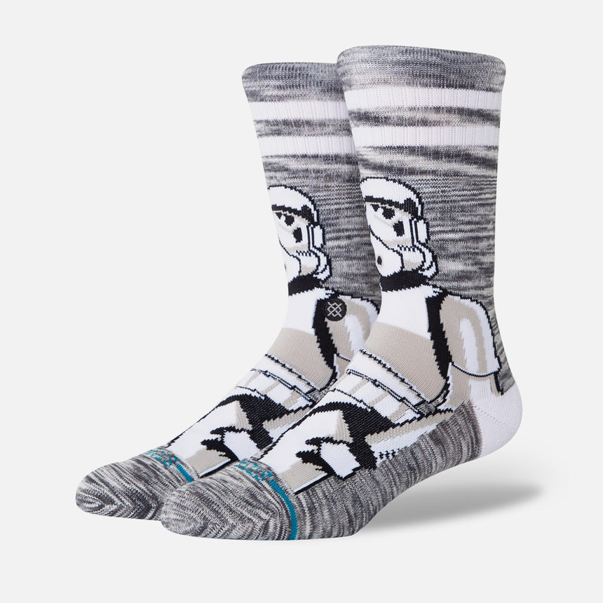 STANCE Star Wars The Storm Trooper Crew Sock - White
