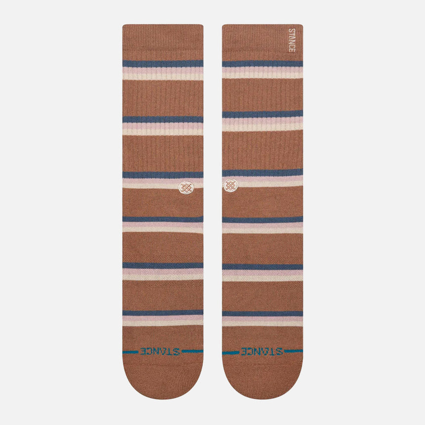 STANCE Strata Crew Sock - Brown