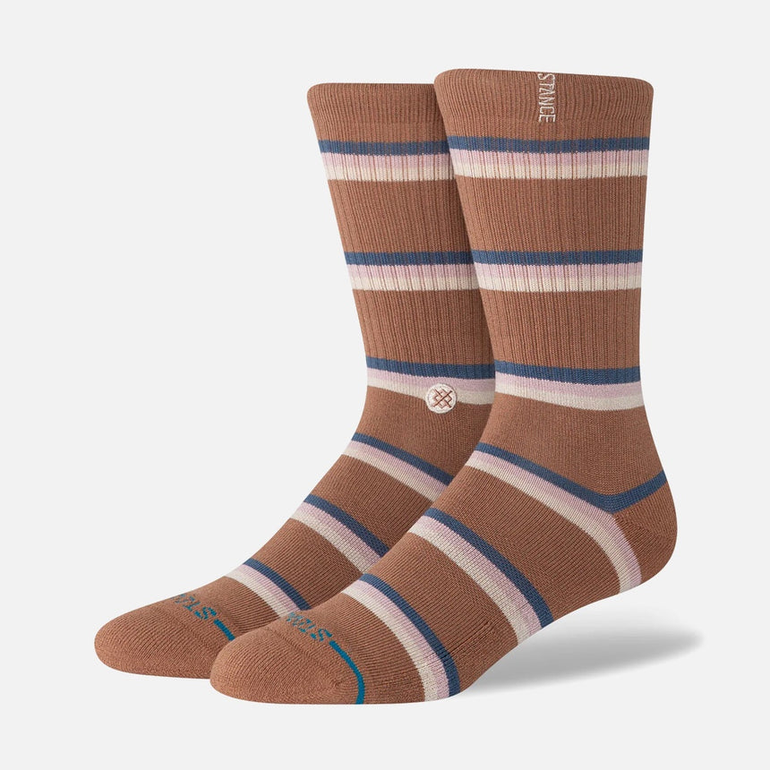 STANCE Strata Crew Sock - Brown