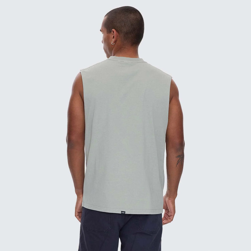 THRILLS A Haven For The Restless Merch Fit Muscle Tee - Dirty Sage