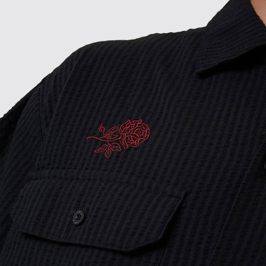 THRILLS Appreciation Short Sleeve Work Shirt - Black