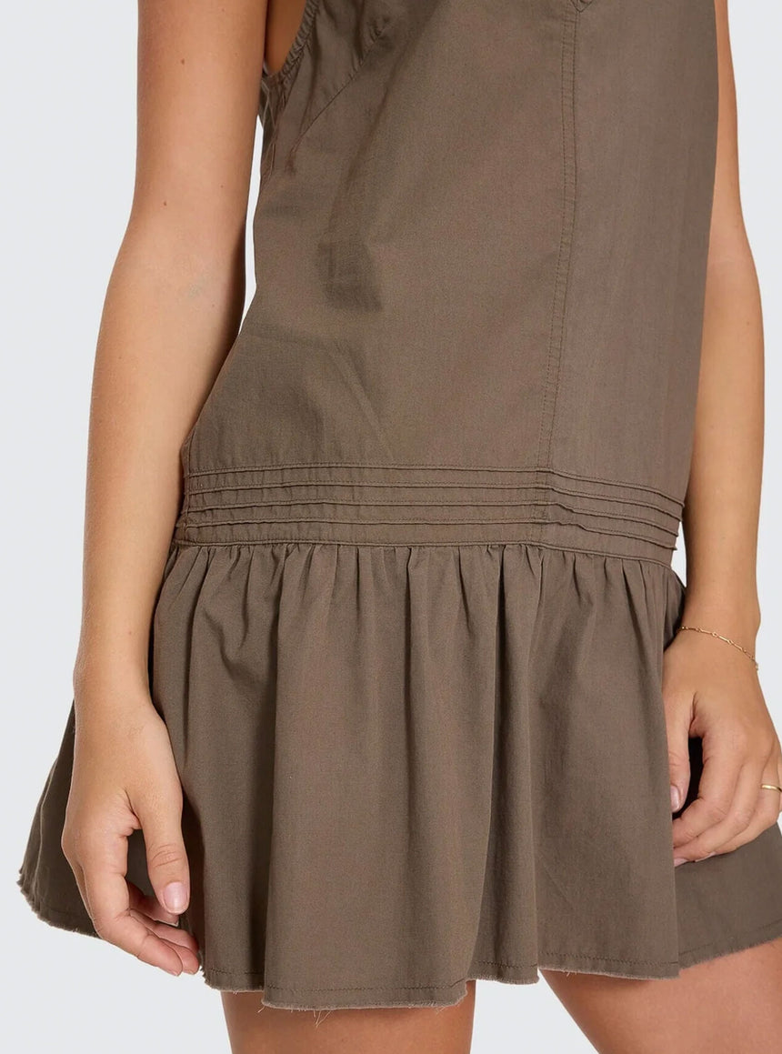 THRILLS Avery Mini Dress - Olive