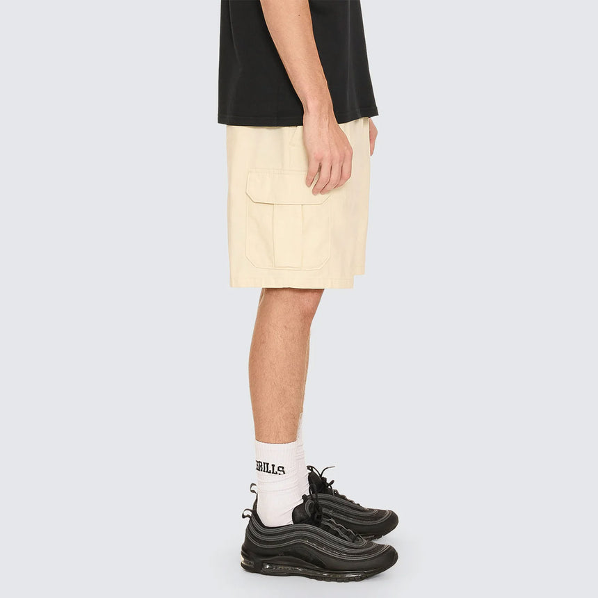 THRILLS Bueno Elastic Cargo Short - Unbleached