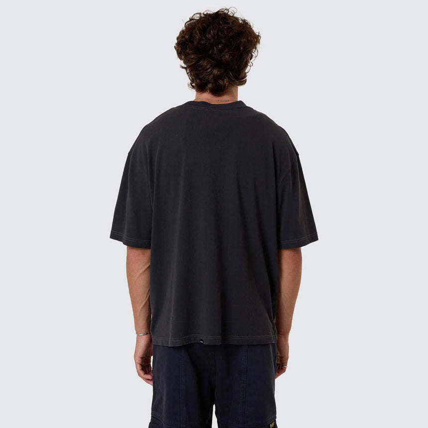 THRILLS Constant Chaos Box Fit Oversize Short Tee - Blue Graphite