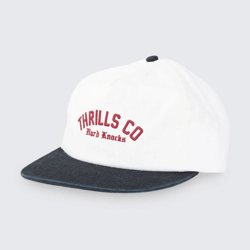 THRILLS Hard Knocks College 5 Panel Cap - Marshmellow