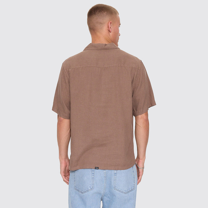 THRILLS Hemp Minimal Thrills Cropped Bowling Shirt - Falcon