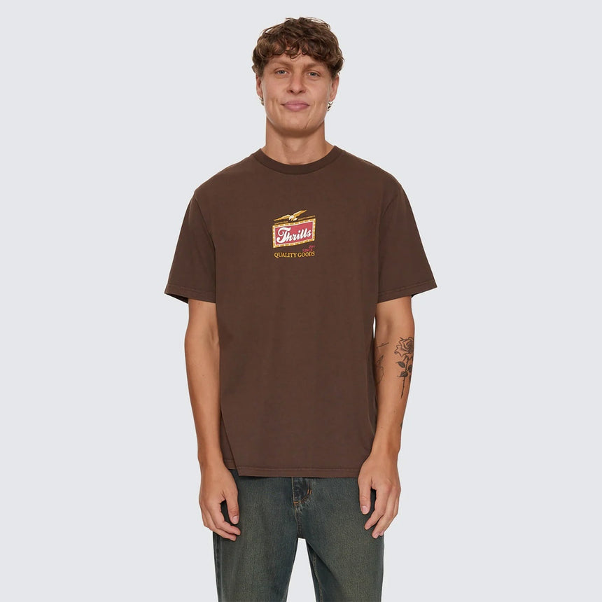 THRILLS Make Em Tough Merch Tee - Postal Brown