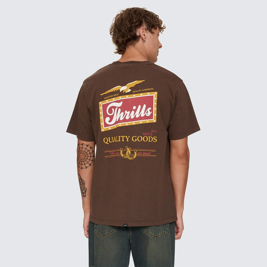 THRILLS Make Em Tough Merch Tee - Postal Brown