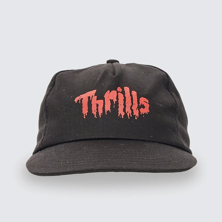 THRILLS Once Bitten Twice Shy 5 Panel Cap - Black