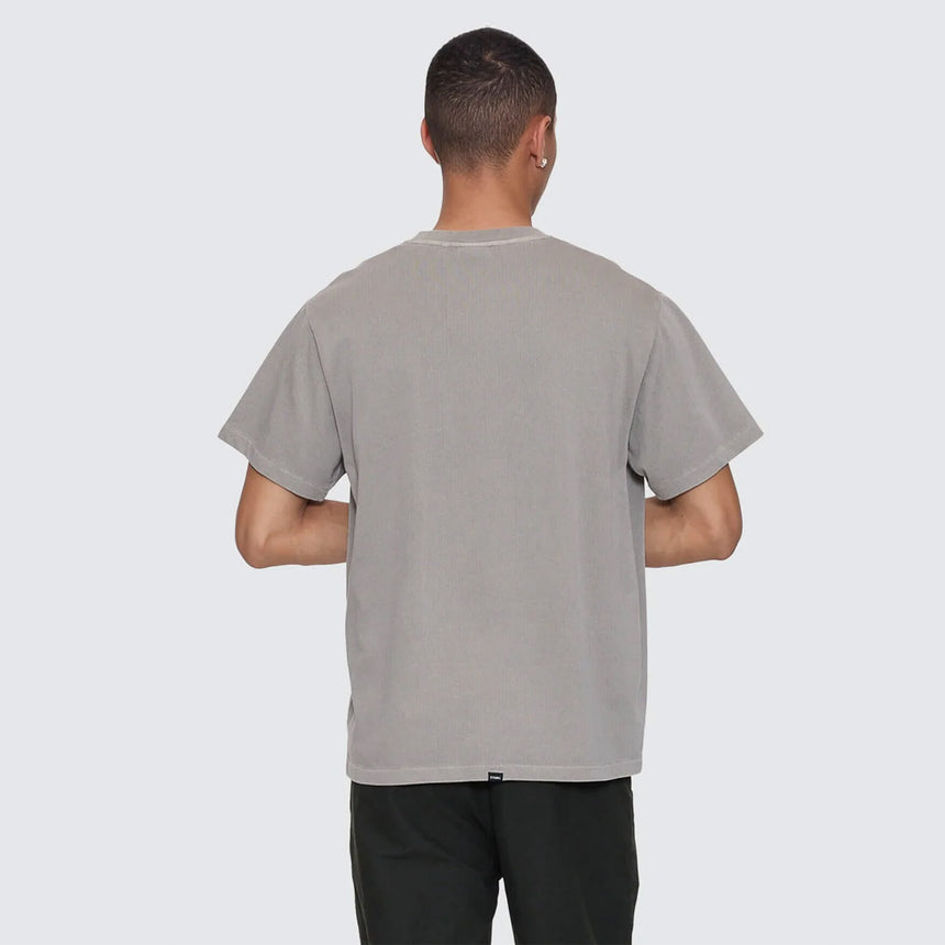 THRILLS Paradise Falling Embroidered Merch Fit Tee - Fog