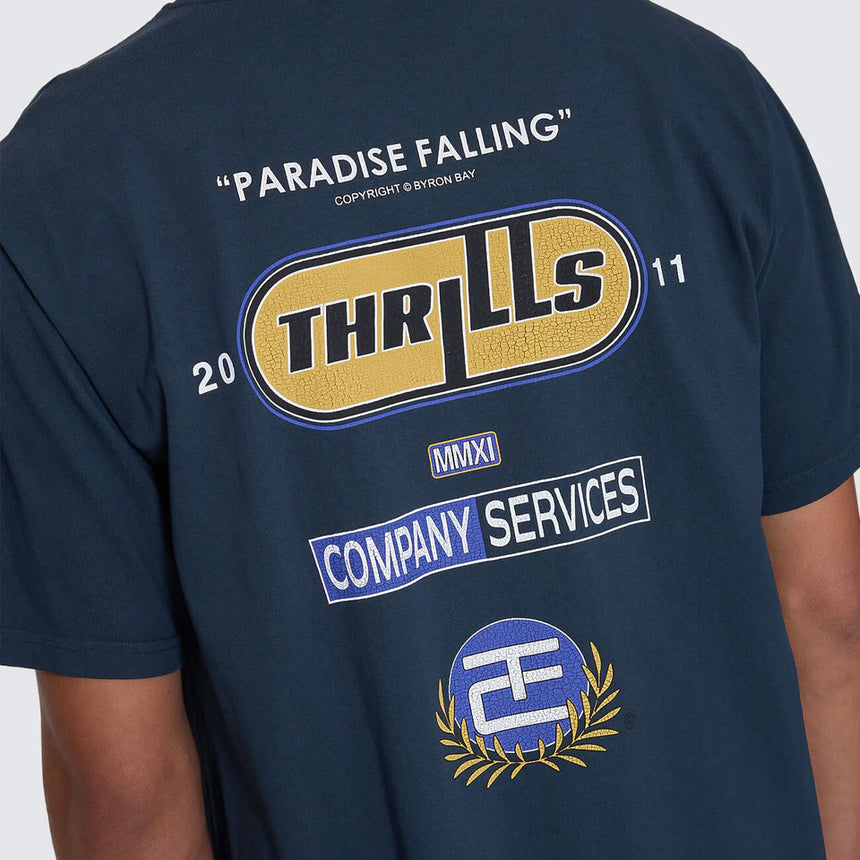 THRILLS Paradise Falling Merch Fit Tee - Federal Blue
