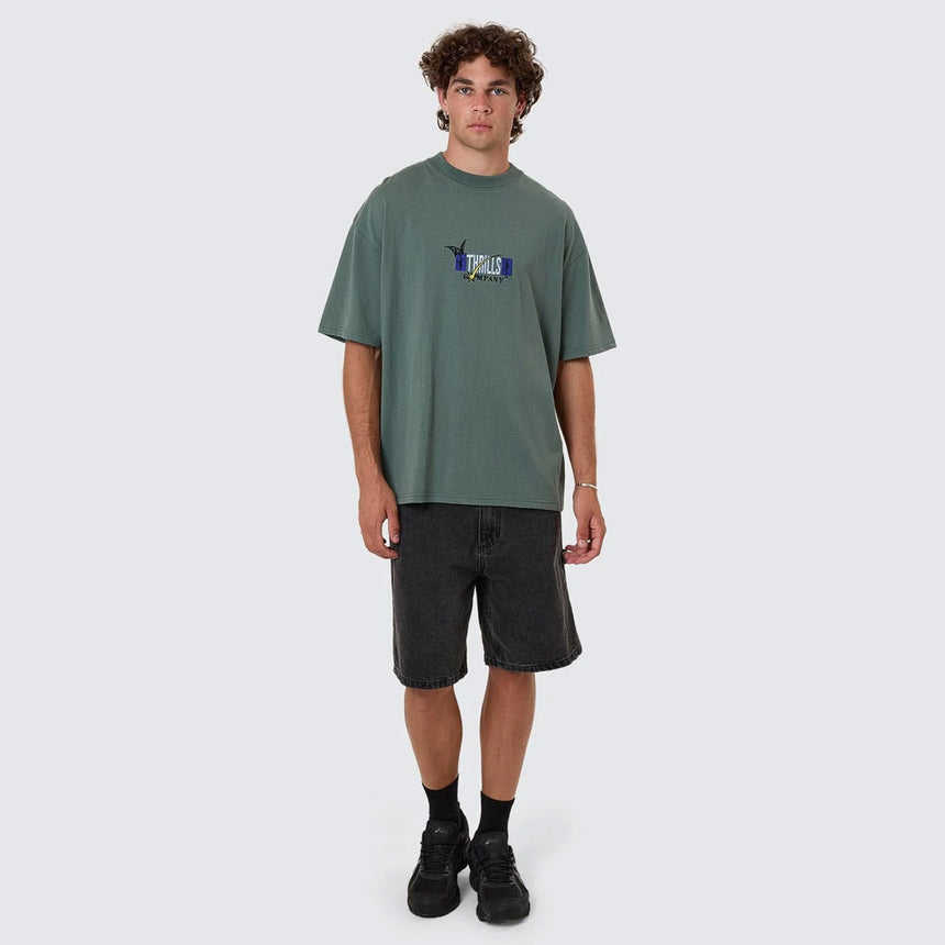 THRILLS Serenity Affinity Box Fit Oversize Tee - Sea Pine