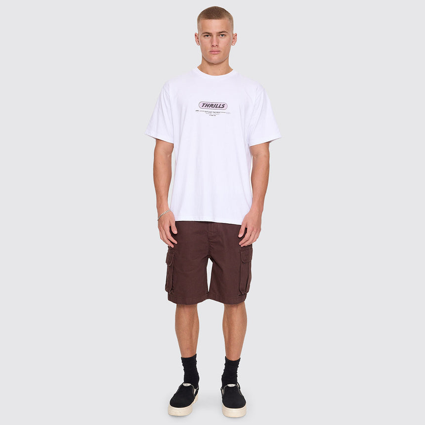 THRILLS Slacker Union Cargo Short - Postal Brown