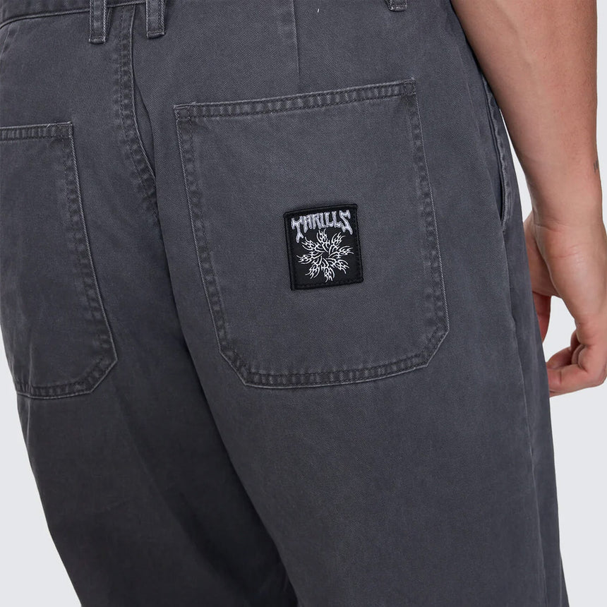 THRILLS Stagger Big Slacker Cropped Pant - Dark Charcoal