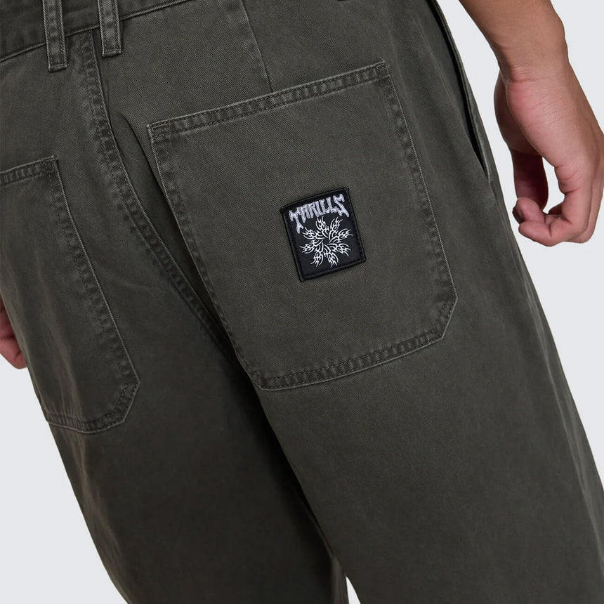 THRILLS Stagger Big Slacker Cropped Pant - Oil Green
