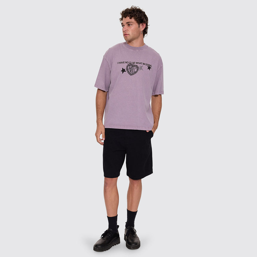 THRILLS Stagger Big Slacker Cropped Short - Black