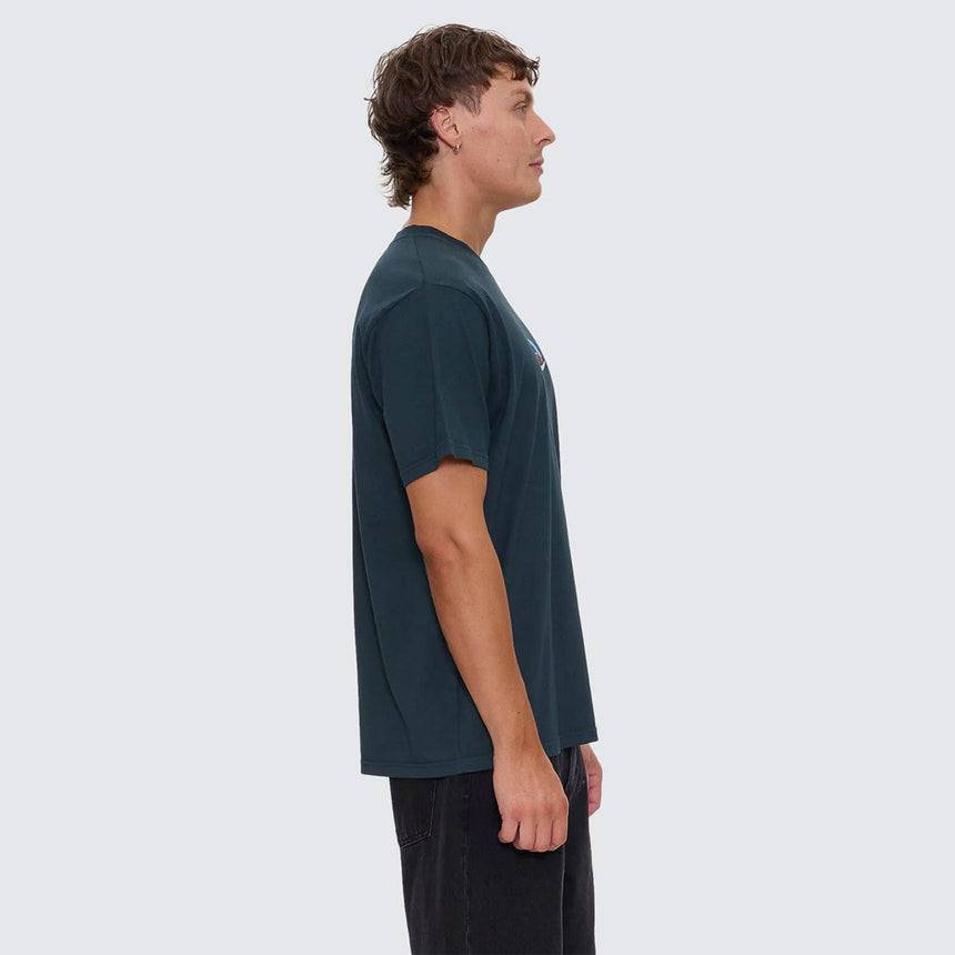 THRILLS Track Record Merch Fit Tee - Jasper Green