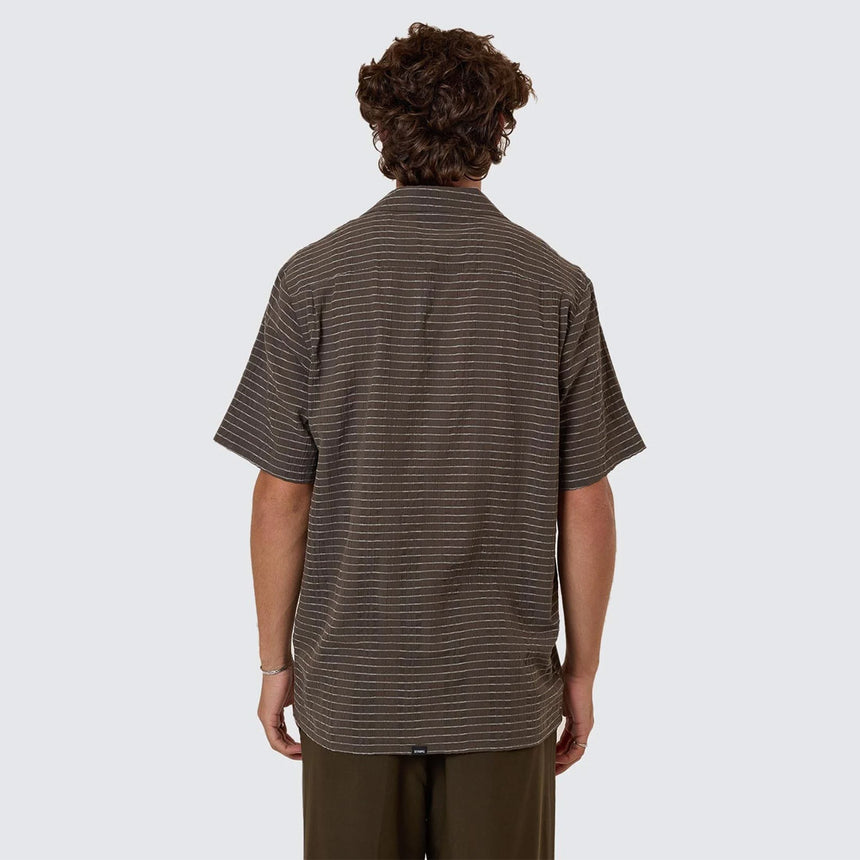 THRILLS Unfiltered Bowling Shirt - Tarmac