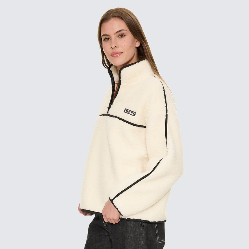 THRILLS Women's All Star Sherpa Fleece - Cream