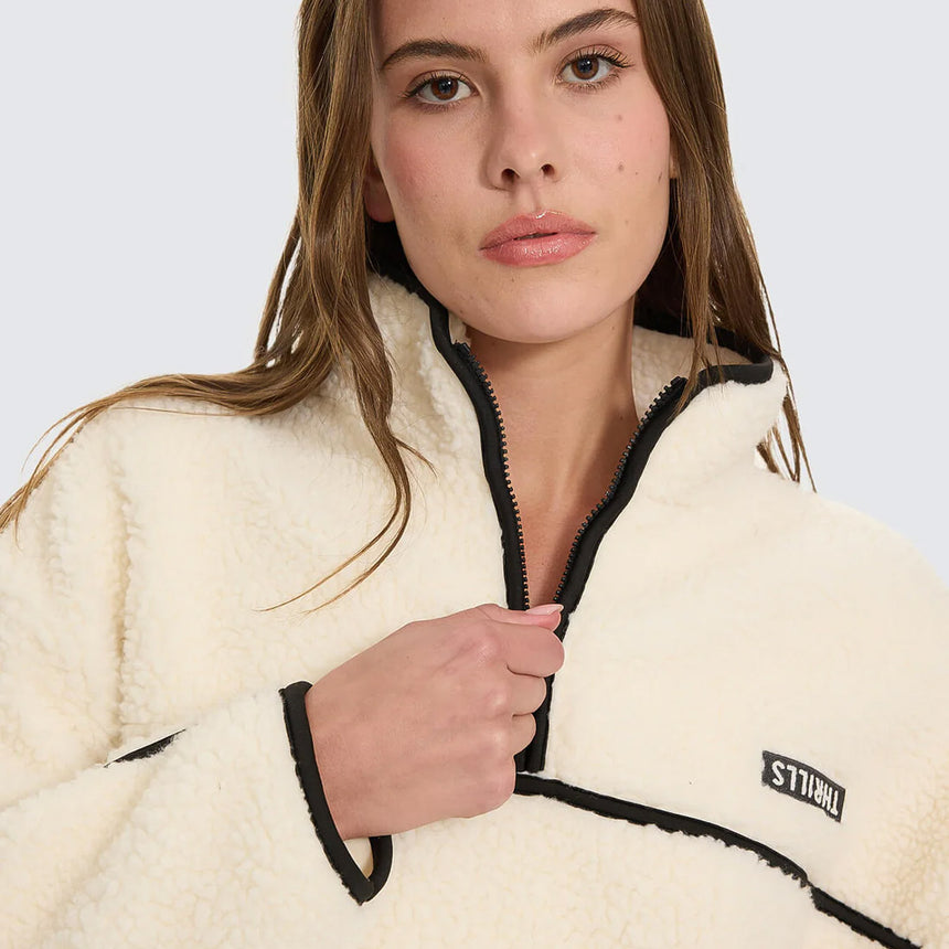 THRILLS Women's All Star Sherpa Fleece - Cream