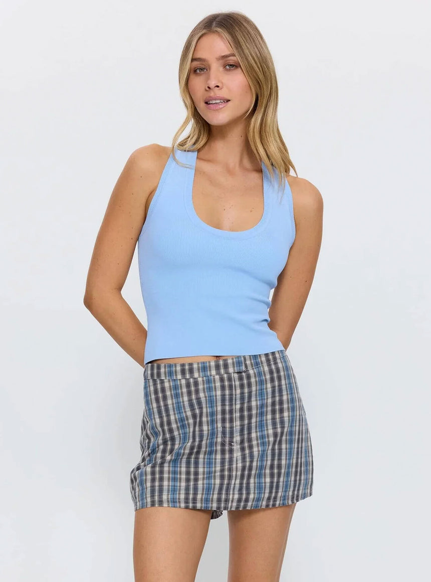 THRILLS Women's Astra V Neck Tank - Placid Blue