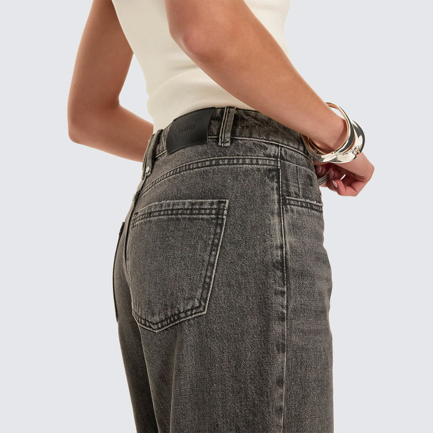 THRILLS Women's Billie Low Rise Baggy Jean - Nighthawk Grey