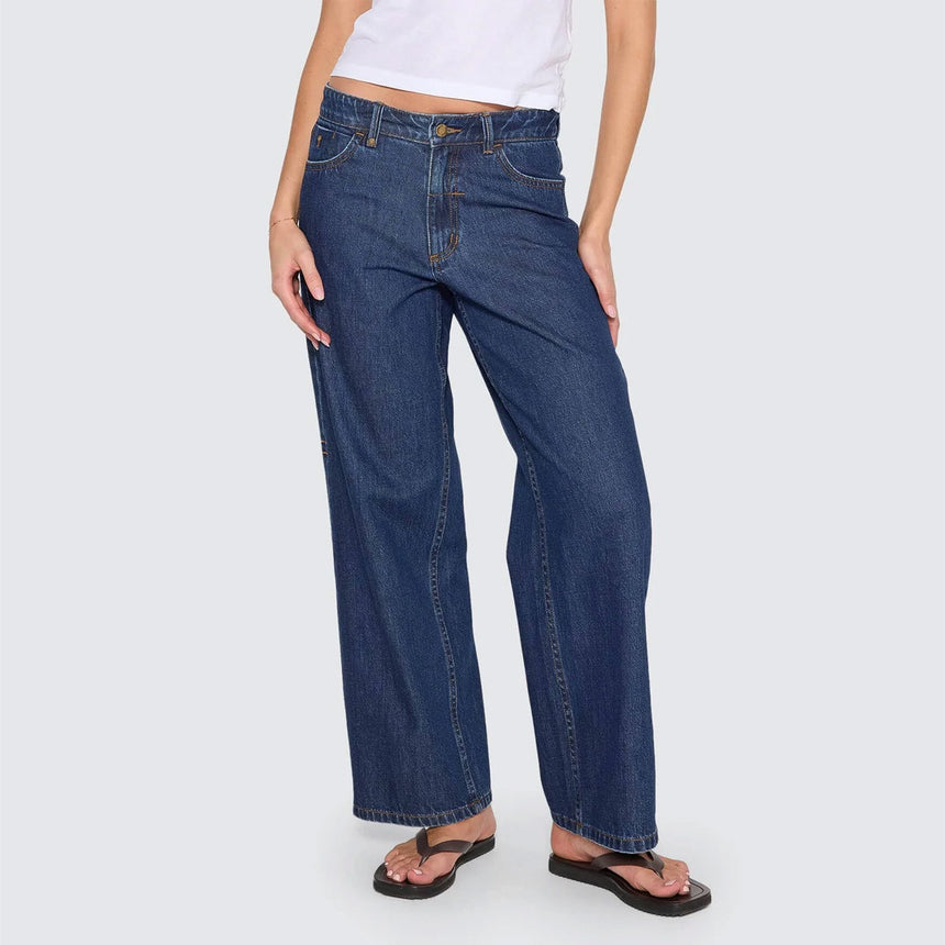 THRILLS Women's Billie Low Rise Baggy Jean - Rinsed Ink