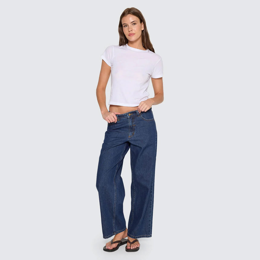 THRILLS Women's Billie Low Rise Baggy Jean - Rinsed Ink