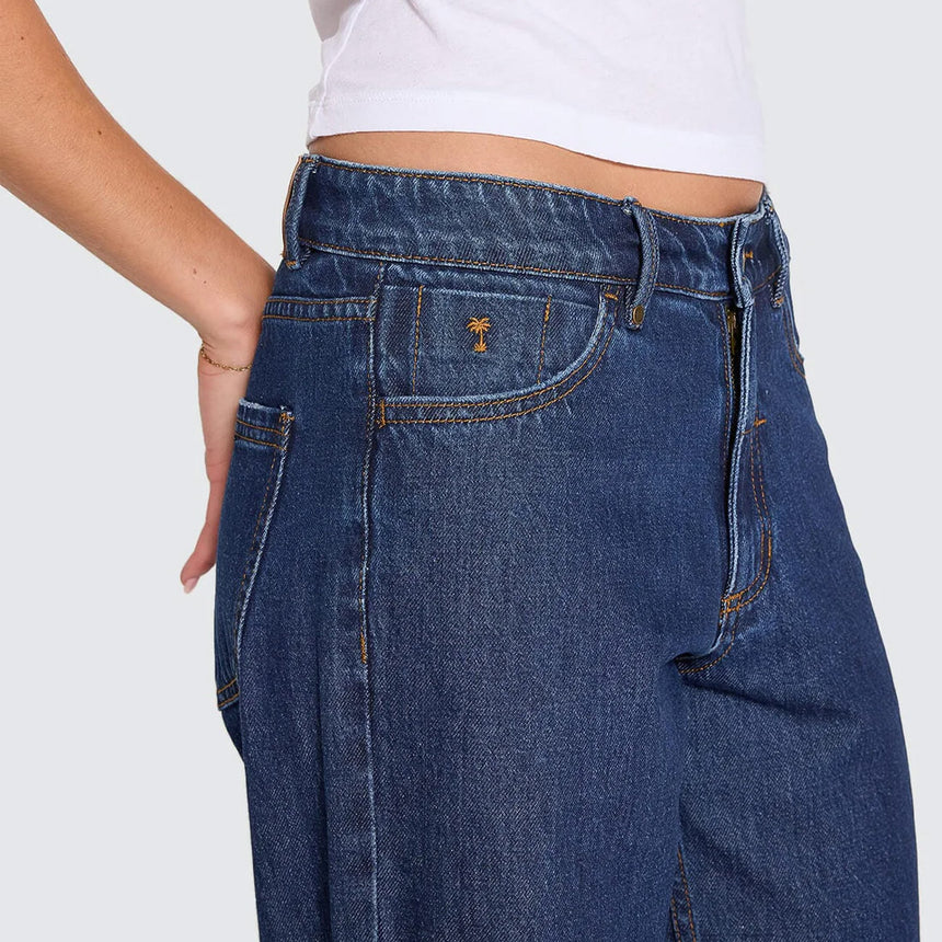 THRILLS Women's Billie Low Rise Baggy Jean - Rinsed Ink