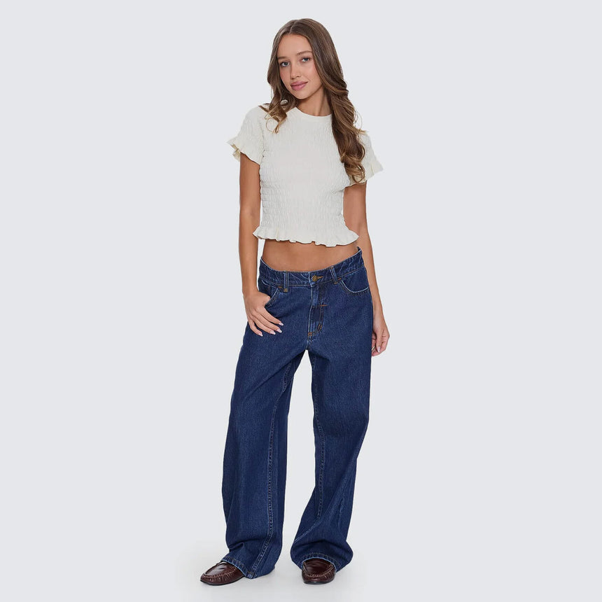 THRILLS Women's Billie Low Rise Baggy Jean - Rinsed Ink