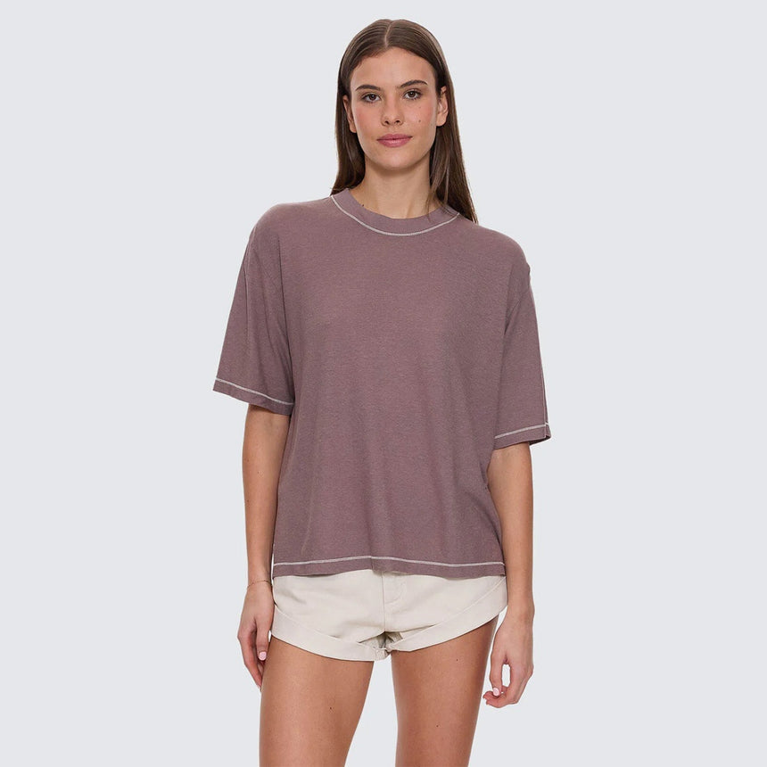 THRILLS Women's Hemp Square Tee - Shroom