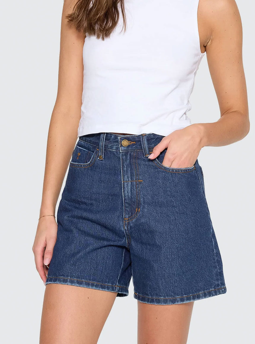 THRILLS Women's Koko High Rise Short - Rinsed Ink