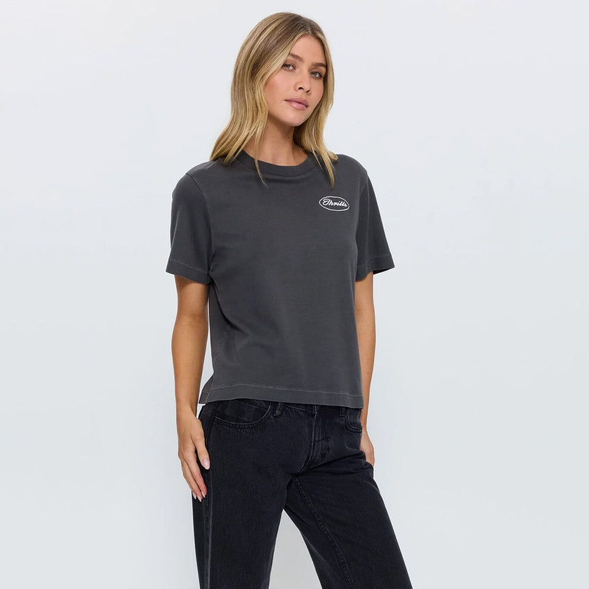 THRILLS Women's Last Stop Essential Tee - Merch Black