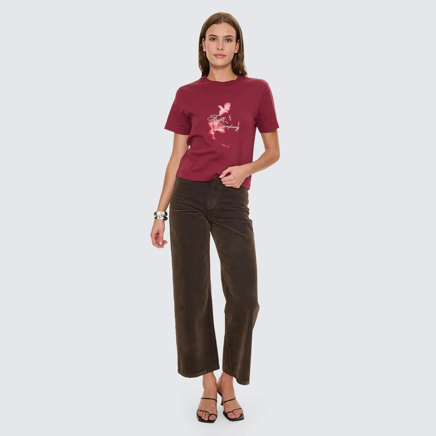 THRILLS Women's Nightbloom Essential Tee - Garnet Orchid