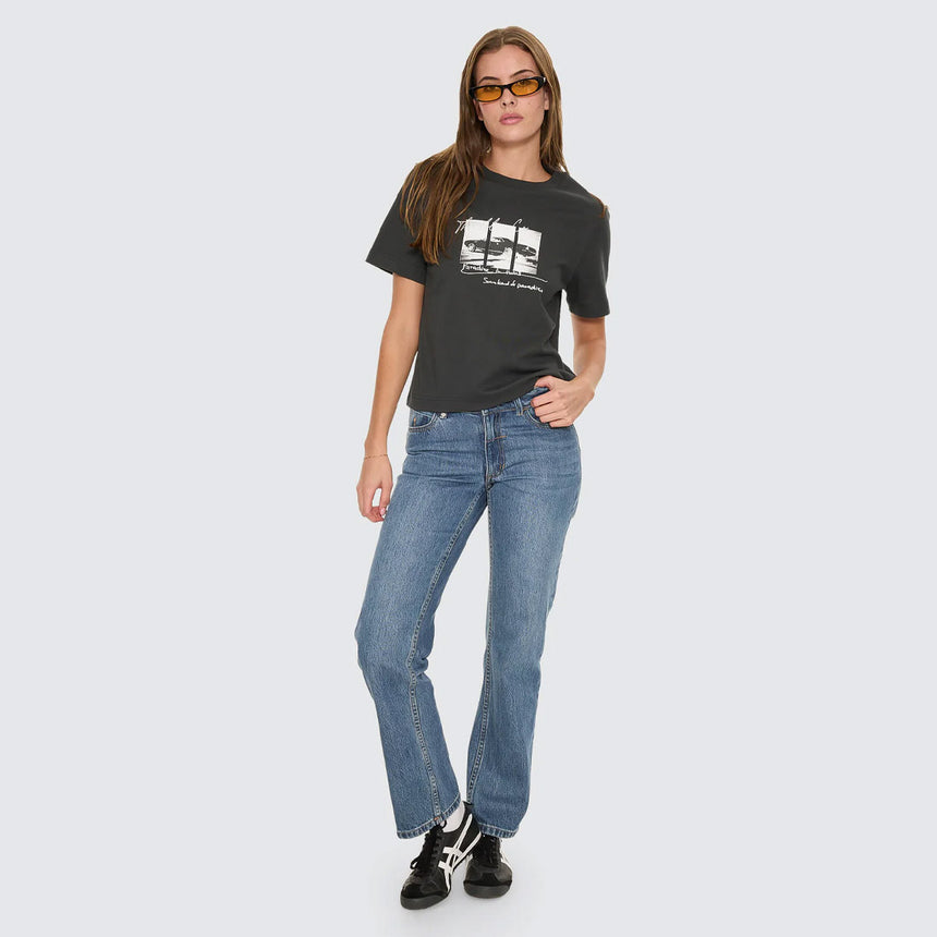 THRILLS Women's Nowhere Fast Essential Tee - Carbon