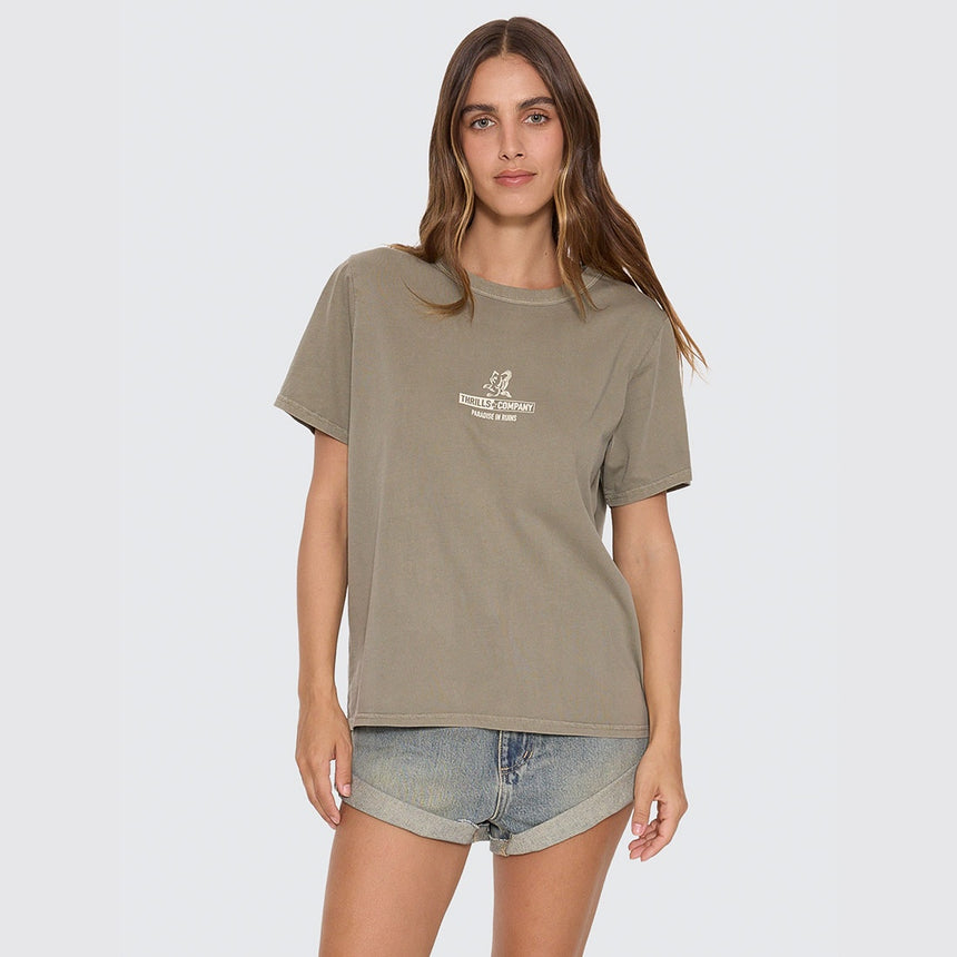 THRILLS Women's Risen Relaxed Tee - Olive
